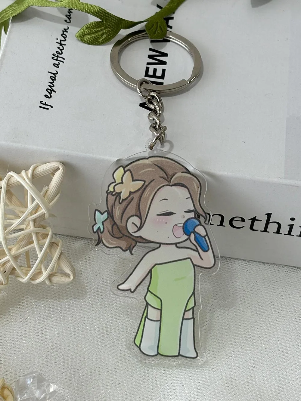 Colored Acrylic Keychains